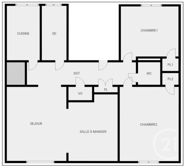 Appartement F3 à vendre - 3 pièces - 70.69 m2 - CHARENTON LE PONT - 94 - ILE-DE-FRANCE - Century 21 Ltc