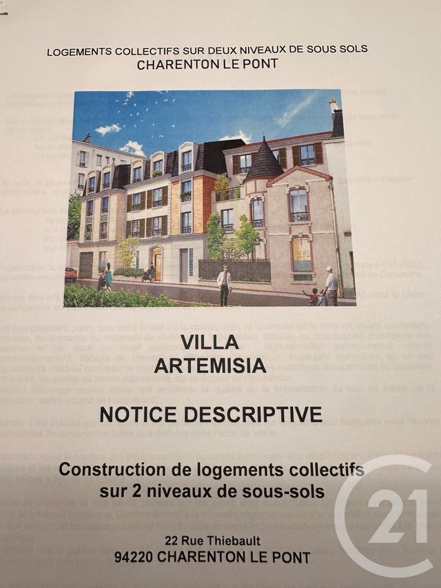 Parking à louer CHARENTON LE PONT